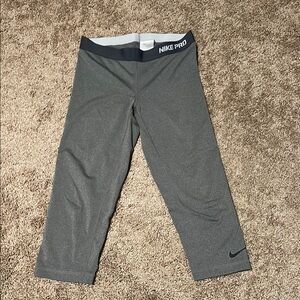 Nike Gray Performance Leggings